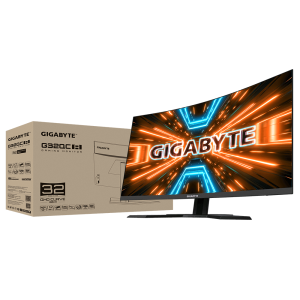 GIGABYTE G32QC A Gaming Monitor 32" Curved 2K 1ms 165Hz