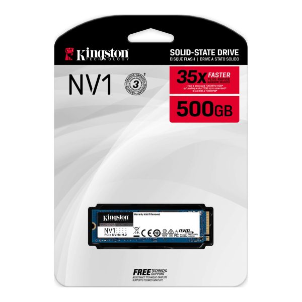 Kingston m.2 NVMe 500GB NV1 PCIe SSD