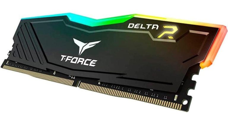 TEAMGROUP T-Force Delta RGB Series 8GB (8GBX1) DDR4 3200MHZ Memory ...