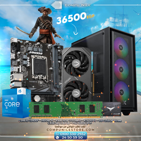 Core i5-13400F + H610M-K